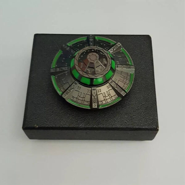 Spinner Ovni De Metal, Brilla En La Oscuridad